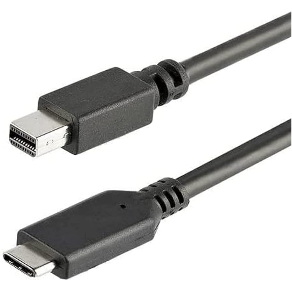StarTech.com USB-C to Mini DisplayPort Cable 1m 4K/60Hz Black CDP2MDPMM1MB