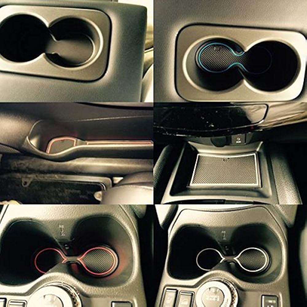 KINMEI Nissan New X-Trail Pink T32 Exclusive Design Interior Door Pocket Mat Drink Holder Anti-Slip Non-Slip Storage Space Protection Rubber Mat X-TRAIL NISAN New Car xt-p