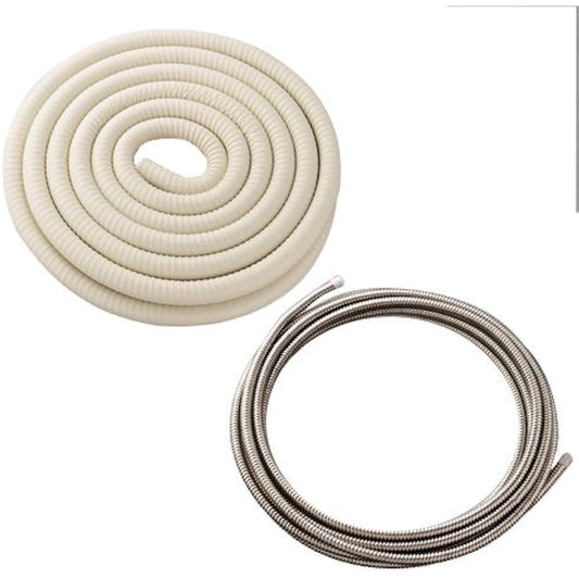 SANEI Piping Parts, Flexible Tube with Rolled Heat Insulator, Condensation Prevention, Heat Insulation, Each Length 10m T147B-13X10