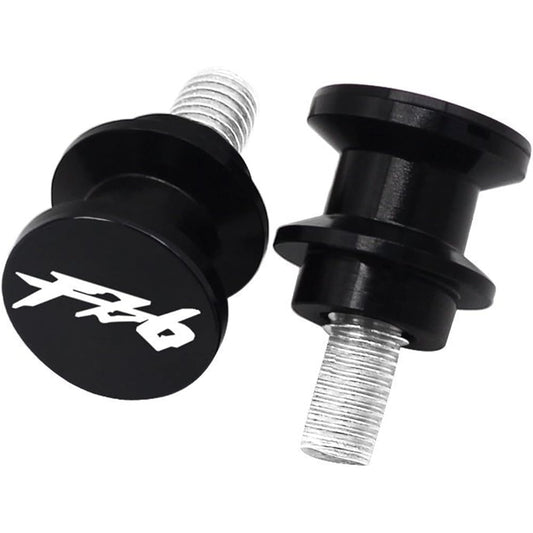 Stand Screw Slider Motorcycle Accessories 6MM CNC Rocker Arm Spool Bracket Screw Slider is very suitable for Yamaha FZ-6 FZ6N FZ6S 2004-2016 2015 (Color: Black)