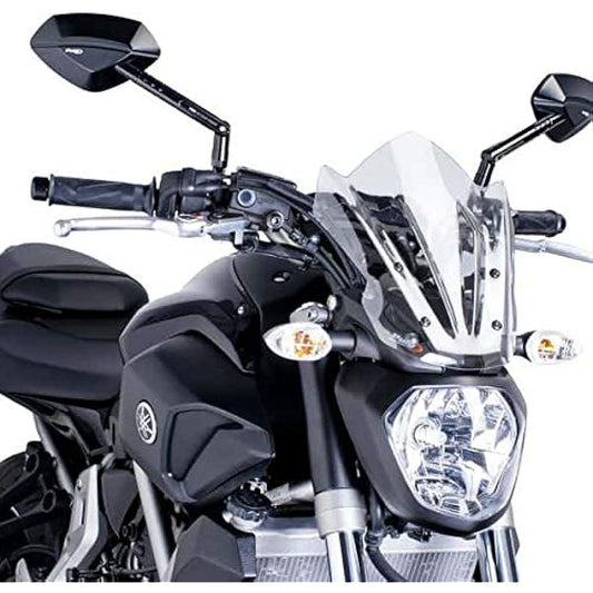 Puig 7015W NEW GENERATION SHORT [CLEAR] YAMAHA MT-07 (14-17) Pooch Screen Cowl