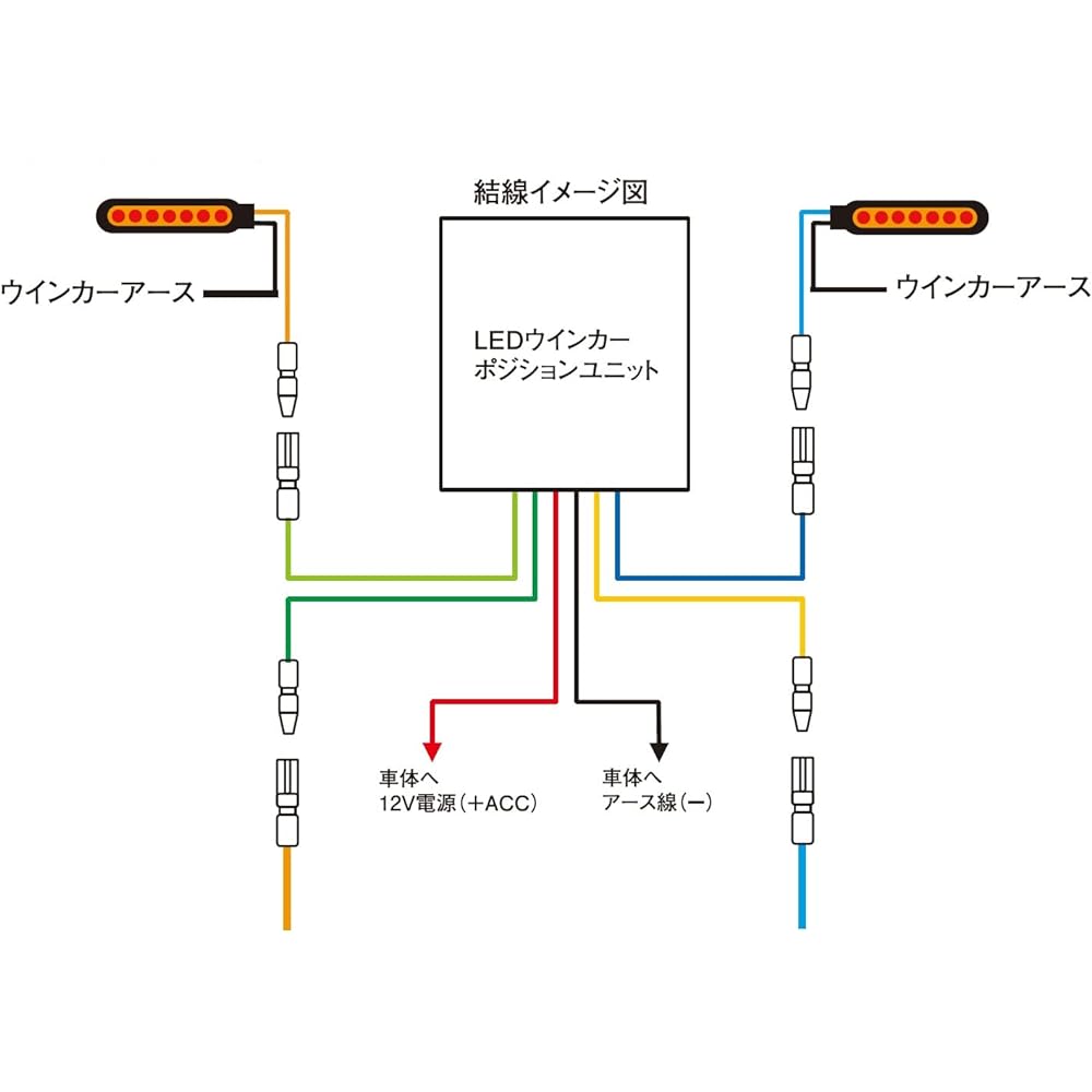 POSH Motorcycle Supplies LED Turn Signal Position Unit Honda Series 090008