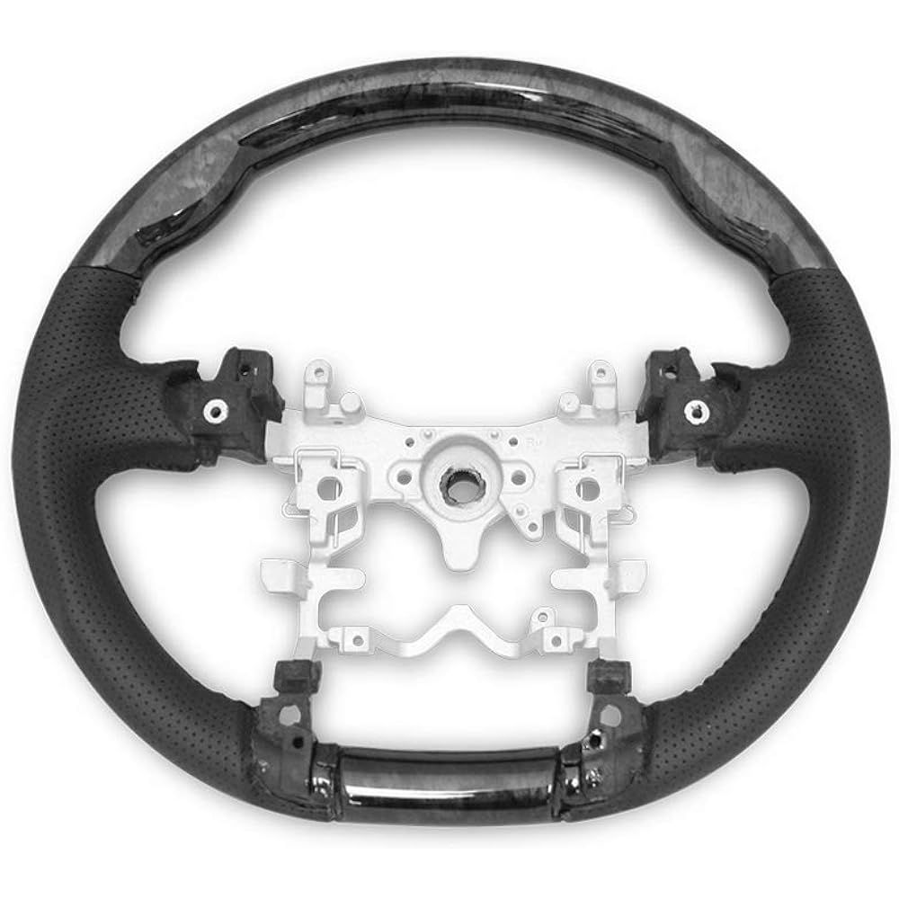 TRISTAR'S [Prius ZVW 30 Series] Gun Grip Steering Shift Knob Black Wood Grain