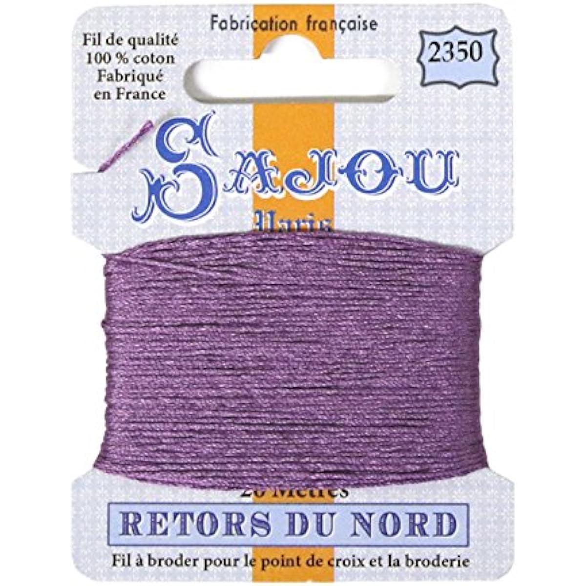 SAJOU French imported goods embroidery thread 20m roll RN2350