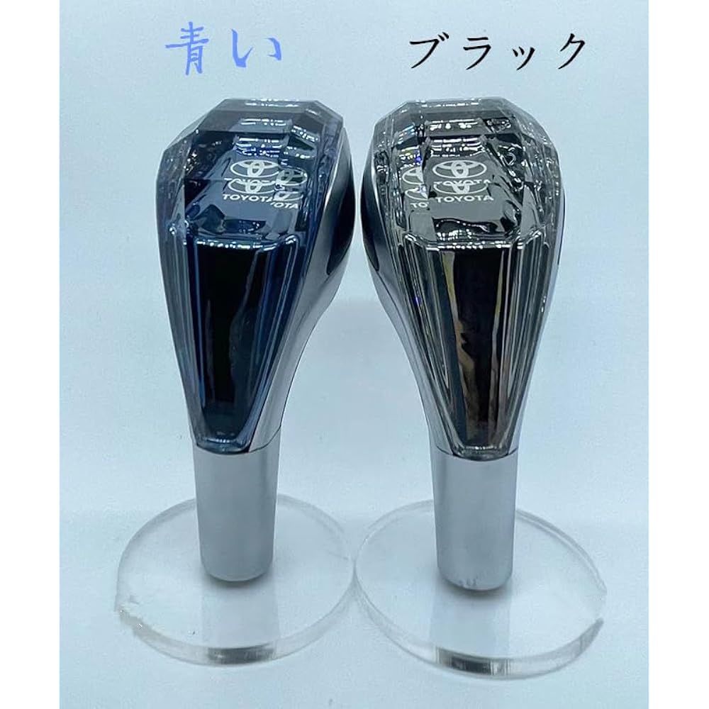 Toyota Harrier 30 Series 60 Series Harrier Glossy Black Crystal Gear Knob Dedicated Shift Knob LED Illumination Touch Sensor 7 Colors Illuminated LED Handball Crystal Shift Knob Shift Lever 7 Colors