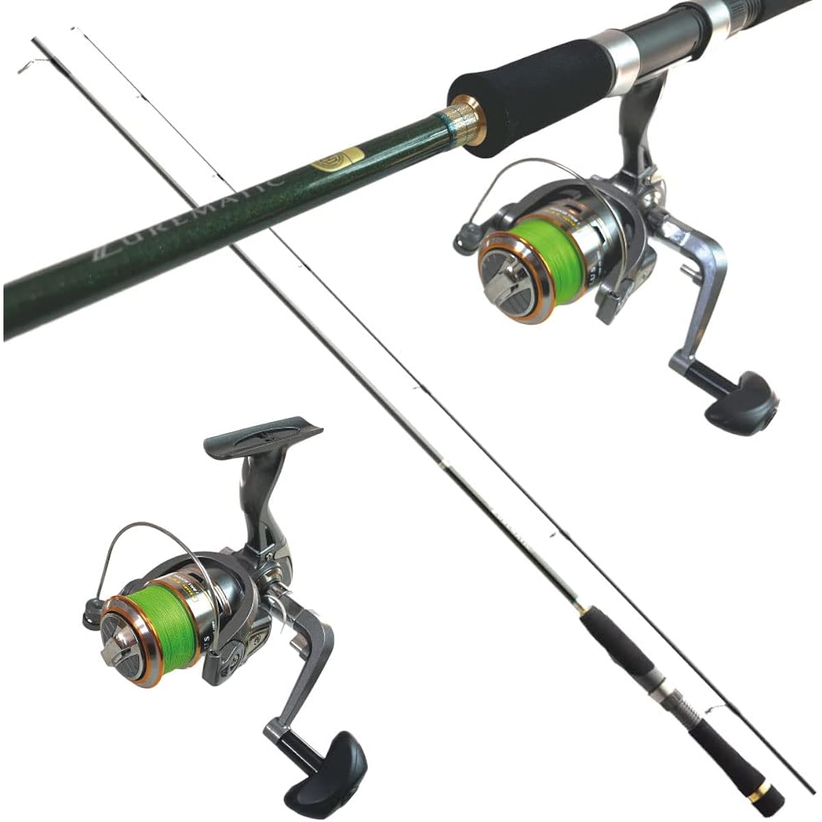 Fishing equipment TEN sea bass fishing set all-in-one (SEABASS sea bass rod spinning reel with line, lure fishing, boat sea bass, sea bass fishing)