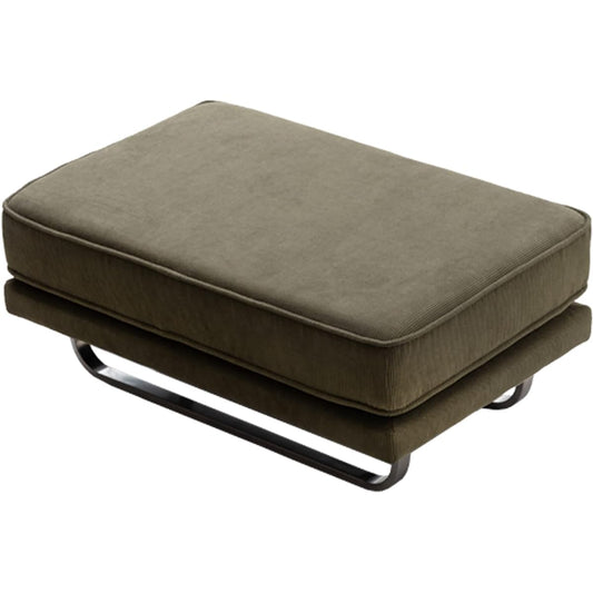 Gen of Dressers Ottoman Washable Covering Pocket Coil Heavy Duty & Water Repellent Corduroy Fabric Stool Leg Rest Dark Green 82500003(85462)