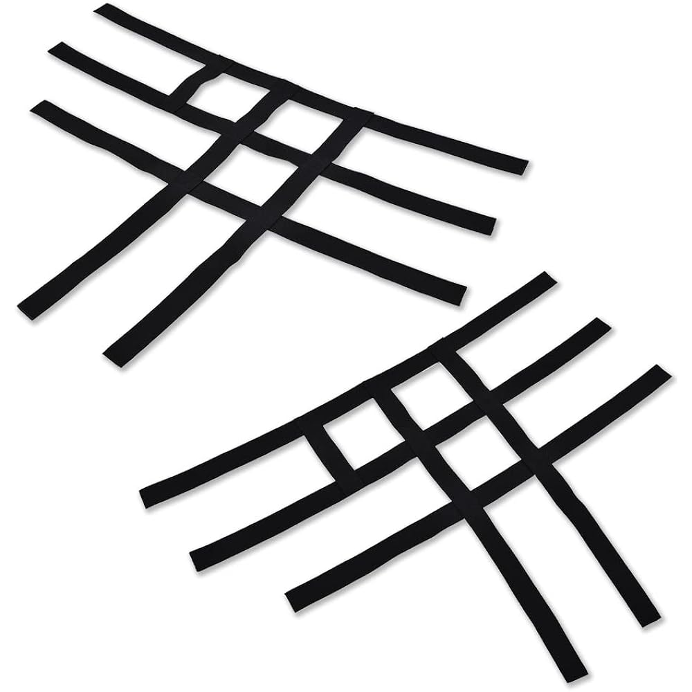 G-PLUS Webbing Net 2006-11 ATV Honda TRX450R 400EX 400X 300EX 300X Replacement Nerf Bar Net Black