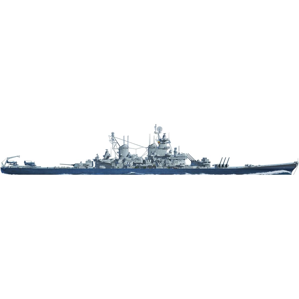 Vee Hobby 1/700 US Navy Battleship New Jersey BB-62 1945 Regular Edition Plastic Model VEEV57002