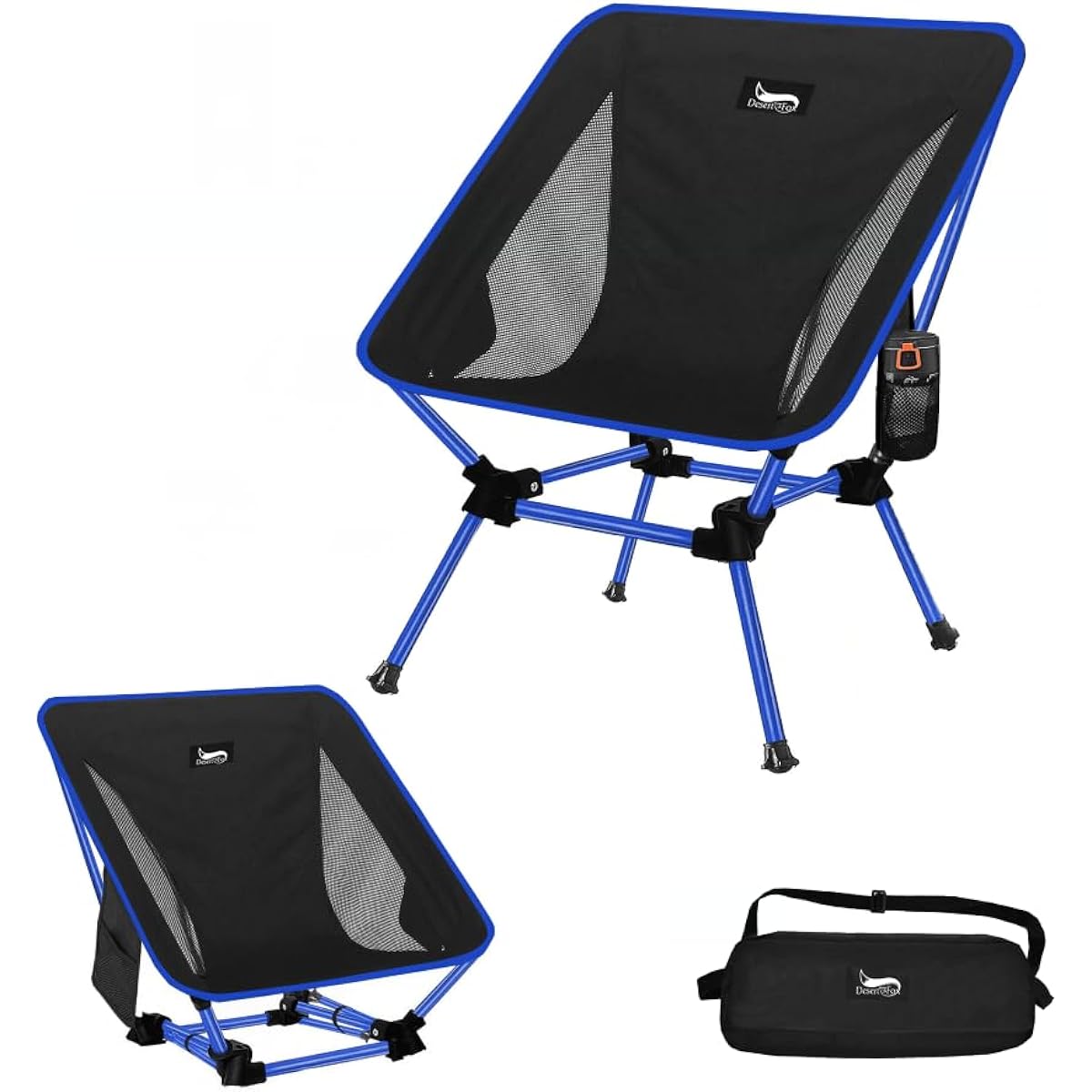 Outdoor Chair, Foldable, Cool Fabric, Grand Low Chair, For Summer, Low Chair, Grand Chair, Lightweight, Compact, Chair, Fishing, Climbing, Portable, Camping Chair, Good Value, Load Capacity 150kg STYZ
