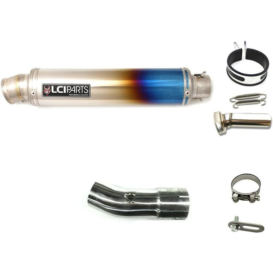 ZX-25R SE 2023-2024 LCIPARTS Round Full Titanium Slip-On Muffler