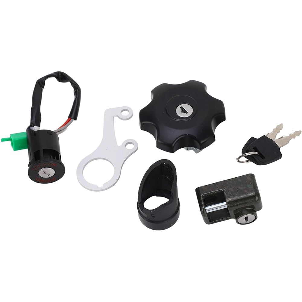 Motorcycle Ignition Key Switch, 37000 29820 Fuel Cap Helmet Lock Sturdy Durable DRZ400SM 2005-2009 2020-2023