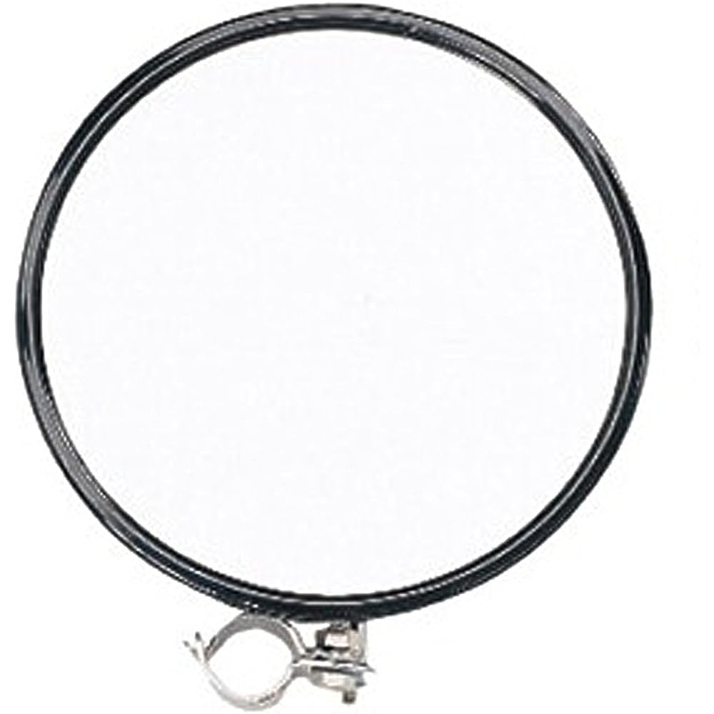 Shinei Bussan Truck Auxiliary Mirror D Type Flat Plane Diameter Approx. 21cm Plated Made in Japan FH-25C
