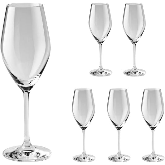 Zwilling "Champagne Glass 6pcs Set" Sparkling Wine Set [Authorized Japanese Product] ZWILLING Prédicat CHAMPAGNE 36300-830