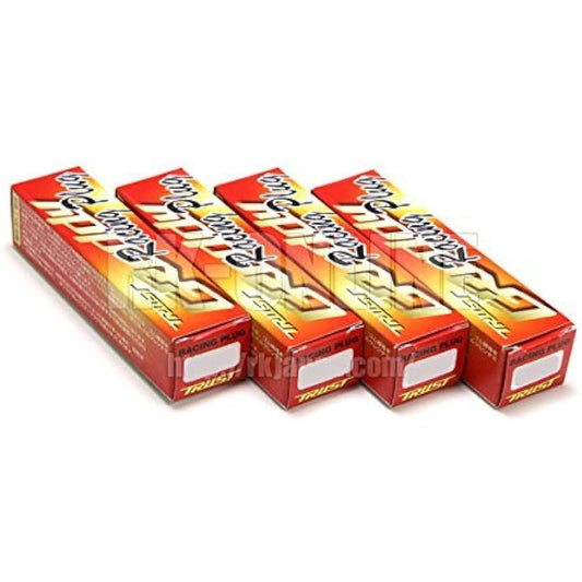 Trust GReddy Racing Plug (Red Box) ISO Type No. 7 Set of 4 Compatible with Silvia, 180SX, SR20 Engine 13000077