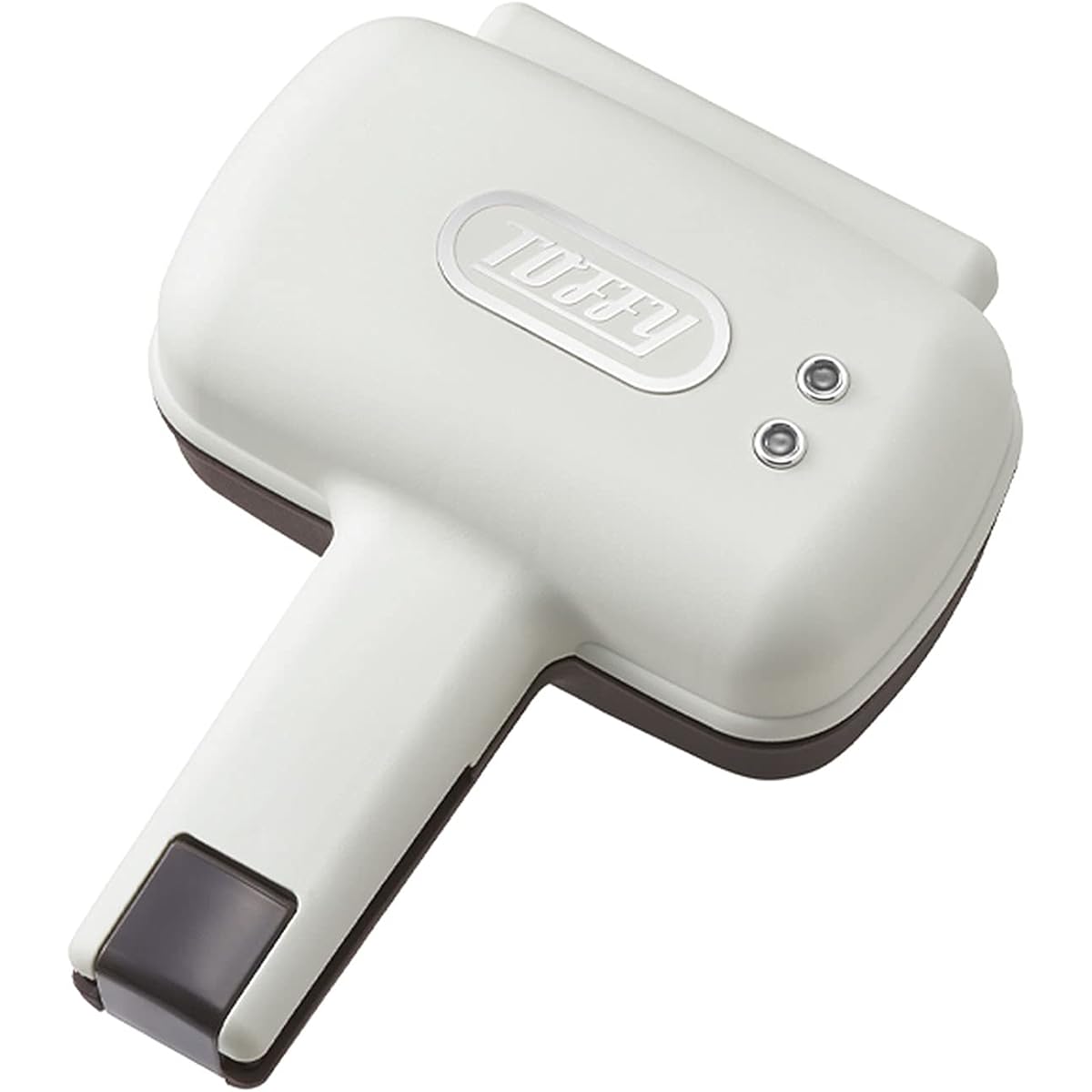 [Toffy] Half Hot Sand Maker K-HS3 (Ash White) Baked in 1 Piece, Single Piece Size, Easy to Bake to the Corner, Easy, Retro, Cute, Breakfast, Holidays, Morning, Living Alone K-HS3-AW