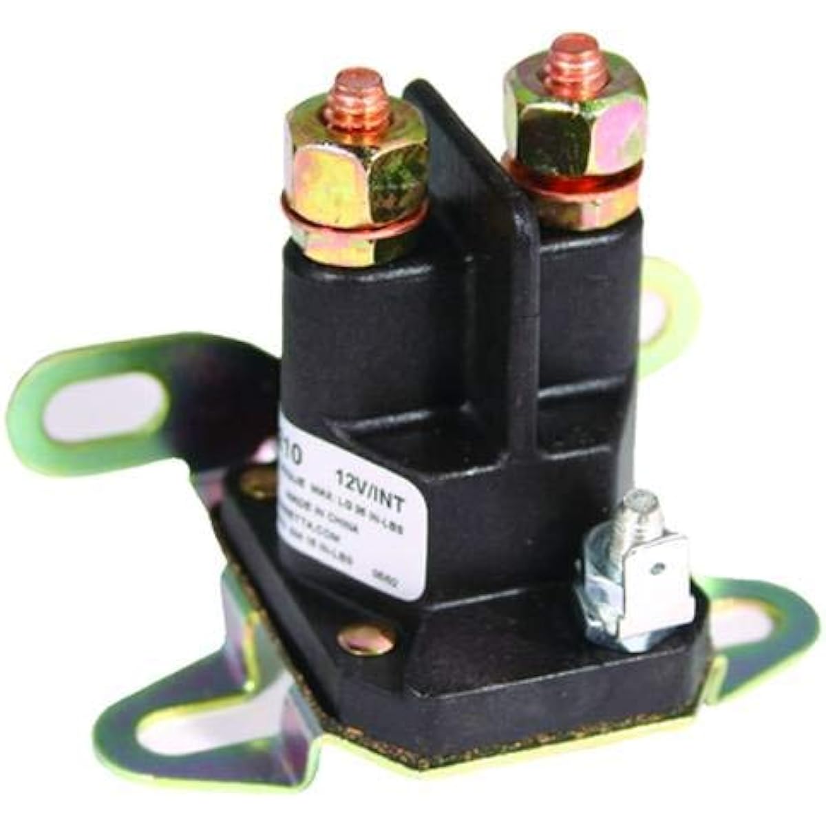 435-431 Starter Solenoid, Single Pole (Chassis Ground) Pole Style, Unique Terminal Post and Sleeve Will Accommodate Both 5/16" and 1/4" Terminal Eyelets