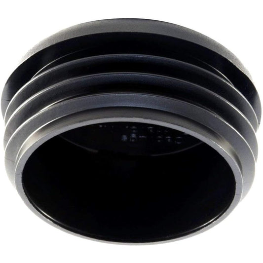 SBD 2-Pack 1 3/4" Round Cap Plug - Roll Cage Cap Bumper Plug Durable Heavy Duty Black LDPE Plastic | Protects Against Dirt, Mud, and Debris |