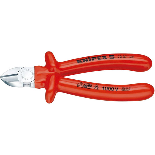 KNIPEX 7007-160 Insulated diagonal nipper 1000V