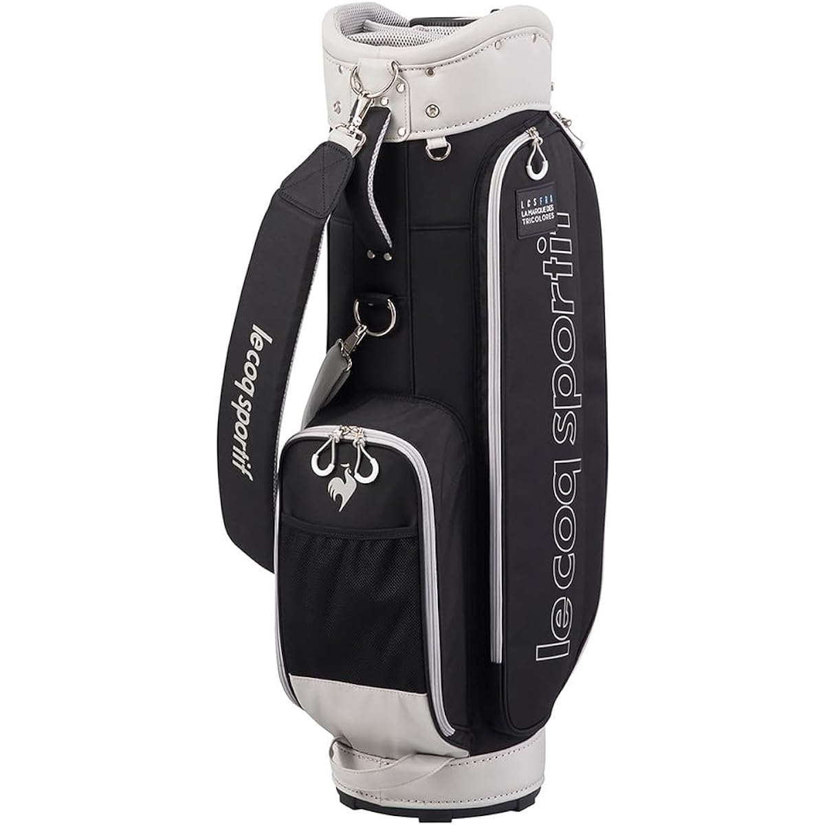 [Le Coq Sportif] Caddy Bag, 3.2 kg, 9 Type, 4 Divisions, Compatible with 47 Inches, Built-in Self-Club Case, Golf QQBWJJ03W Men's
