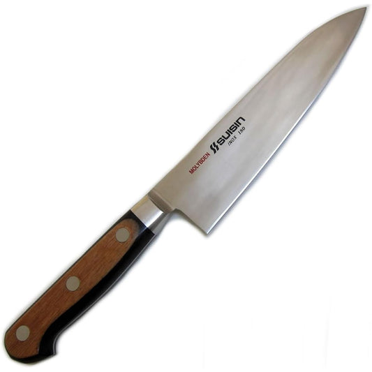 Authentic Sakai Knife Dotcom "Suishin SUISIN INOX Western Knife Series" [INOX Steel] Santoku Gyuto 180mm