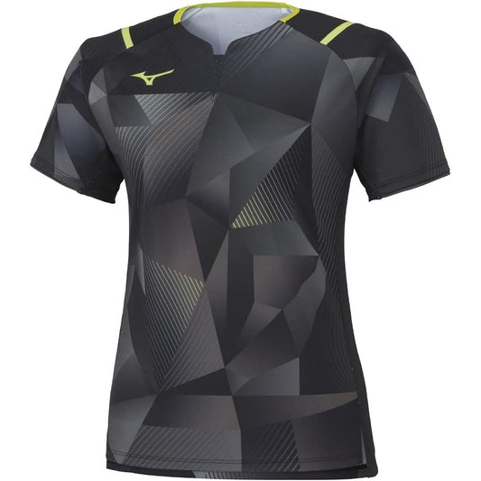 [Mizuno] Table Tennis Wear, All Japan Replica Shirt, Short Sleeve, Sweat Absorbent, Quick Drying, JTTA Officially Approved, 82JAA200 Women's