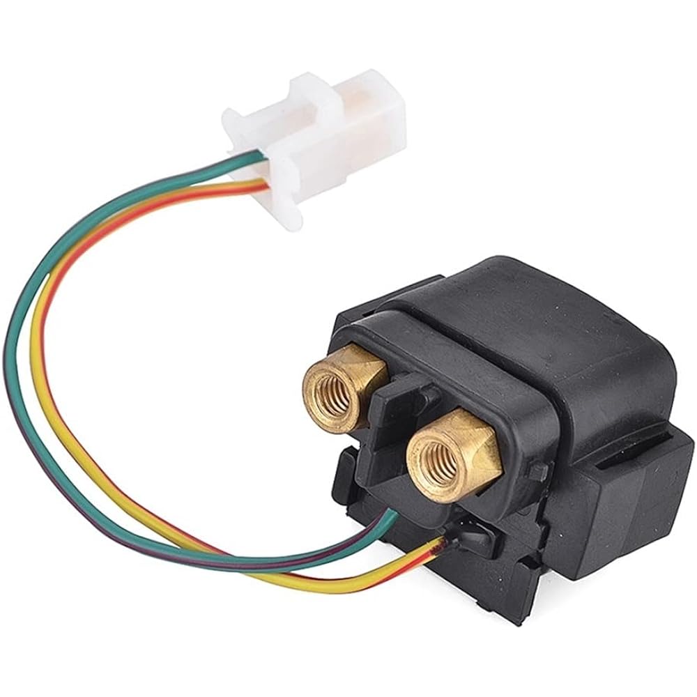 Motorcycle Starter Relay Starter Relay Solenoid Yamaha YP125R YN100Neos YFM 80 YFM 125 350 XQ125 150 XN SR 125 Wind YFA1S-SC 3MW-81940-01-00
