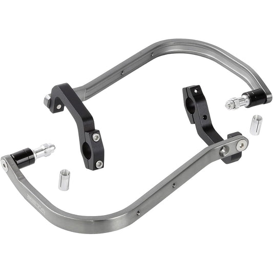 [Zita Racing] Adventure Armor Hand Guard Titanium Color Standard Diameter (22.2mm) For Bars Compatible Handlebar Inner Diameter (Φ13.5~19mm) High Rigidity Aluminum Alloy Protection Off Road Dirt Freak Dirtfreak ZE72-6003