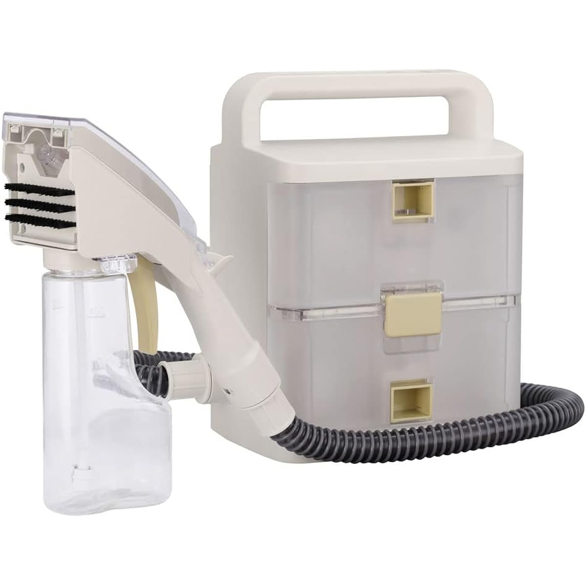 IRIS OHYAMA Cordless rinser that can be used even in places without power Replaceable battery type Easily cleans the inside of the car Reduces operating noise Quiet Small children, pets Easy to wash collection tank Can use hot water Washes only with wate