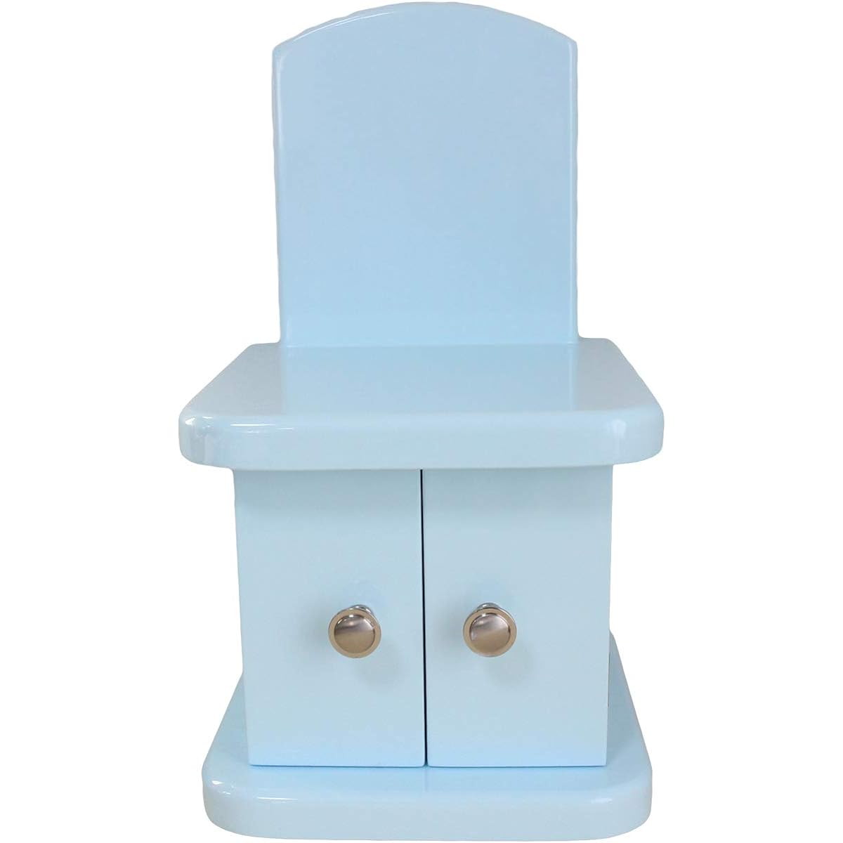 Pet Buddhist Altar Cabinet, Pastel Color, Removable Back, Buddhist Altar Only, Storage for Urns up to 4 inches, Pet Memorial, Cute, Mini Buddhist Altar (Blue)