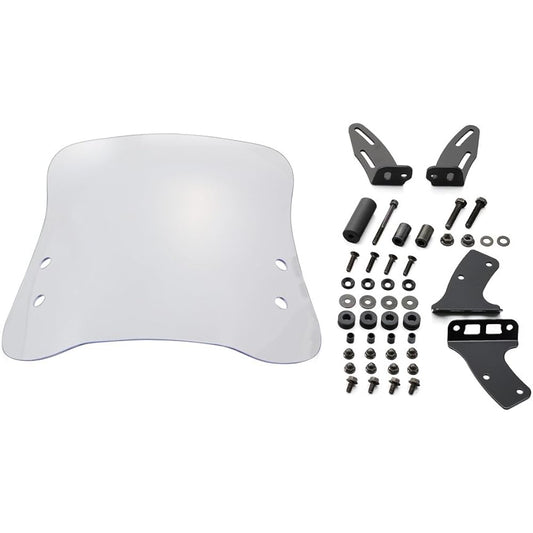 Daytona Motorcycle Screen with Clamp Bar for Axis Z (17-21) Windshield RS Series Long Clear 96553