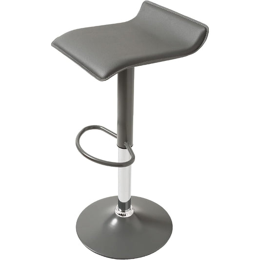 System K Counter Chair Rotating Lifting Bar Chair Compact Lightweight Stool Dining Kitchen Gray 1 Leg