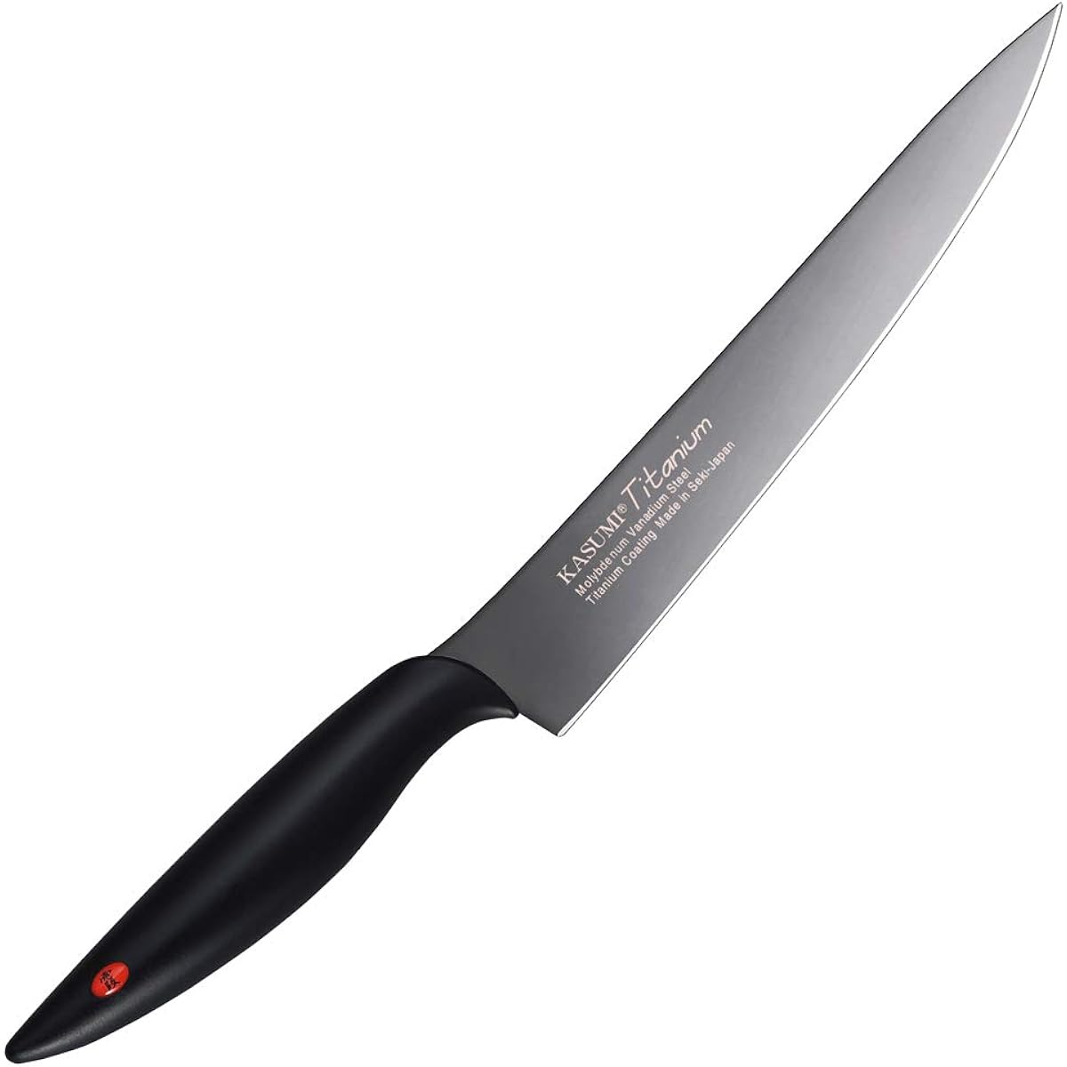 SUMIKAMA Kasumi Knife Titanium Coating Carving Made in Japan 20cm Meat Cutting Specialized Roast Beef Rust Resistant Sharpness Color Gray Made in Seki City KASUMI 20020/GR