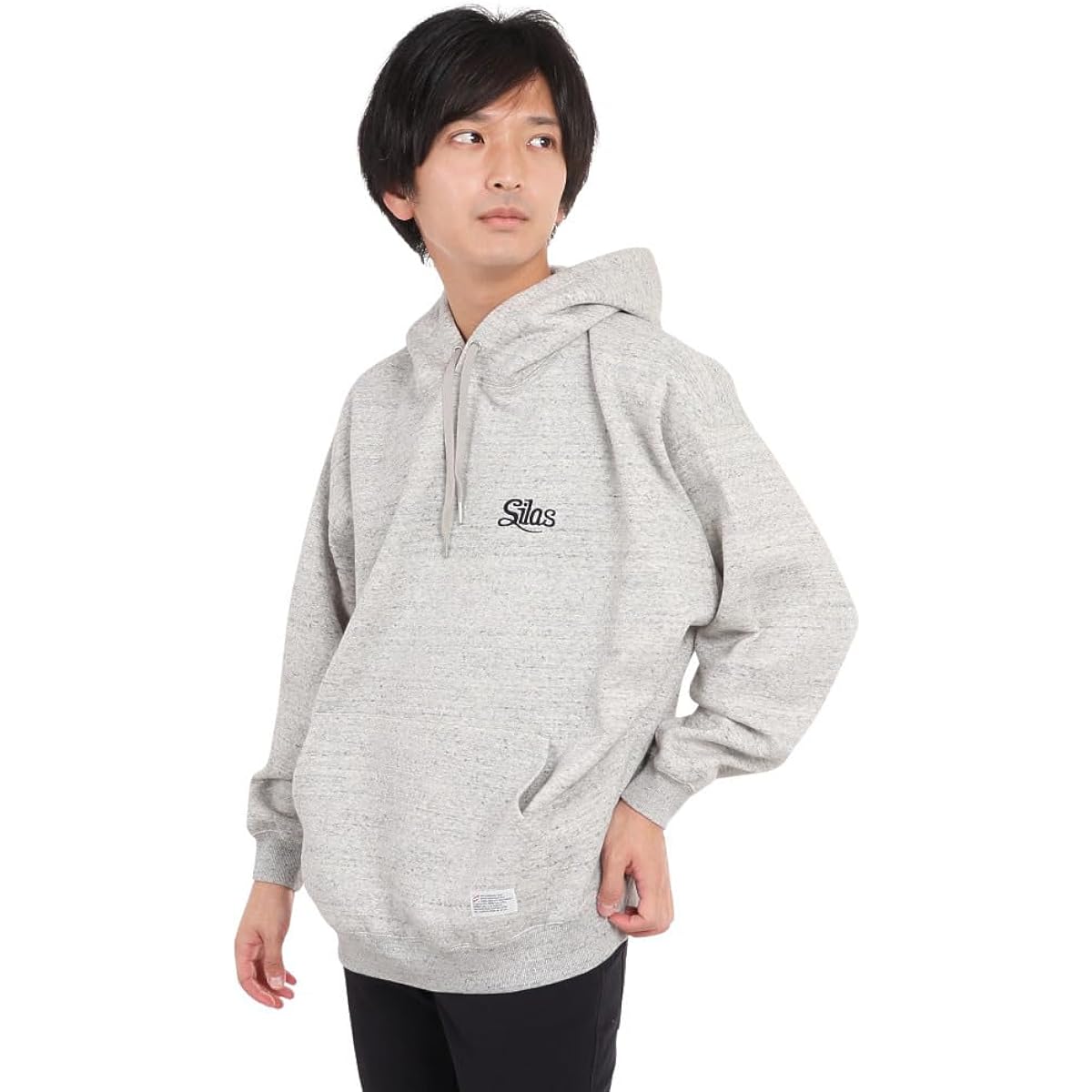 [Cyrus] Hooded Sweatshirt SCRIPT BASIC WIDE HOODIE Men's