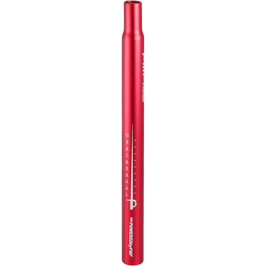A ABSOPRO Bicycle Seatpost 27.2x350mm Mountain Bike MTB Road Bike Fixed Gear Aluminum Alloy Red