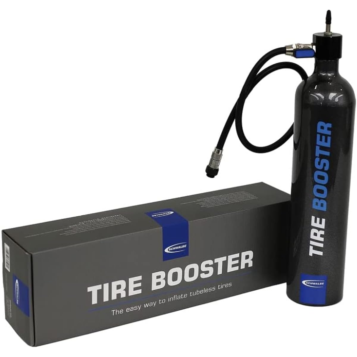 Schwalbe [Genuine Product] Tire Booster Tubeless Inflator with Mounting Strap 6080.01 6080.01