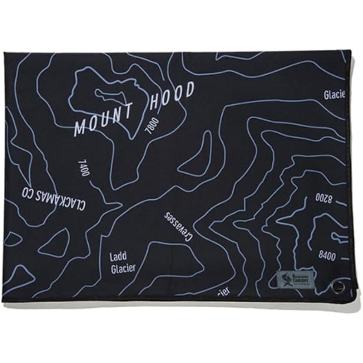 Oregonian Camper Waterproof Ground Sheet 200 x 140cm Topo Black L Size OCB-2324
