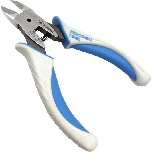 [Fujiya] Carbide blade nippers (with spring) 125mm Can cut piano wire up to 0.3mm PP460-125