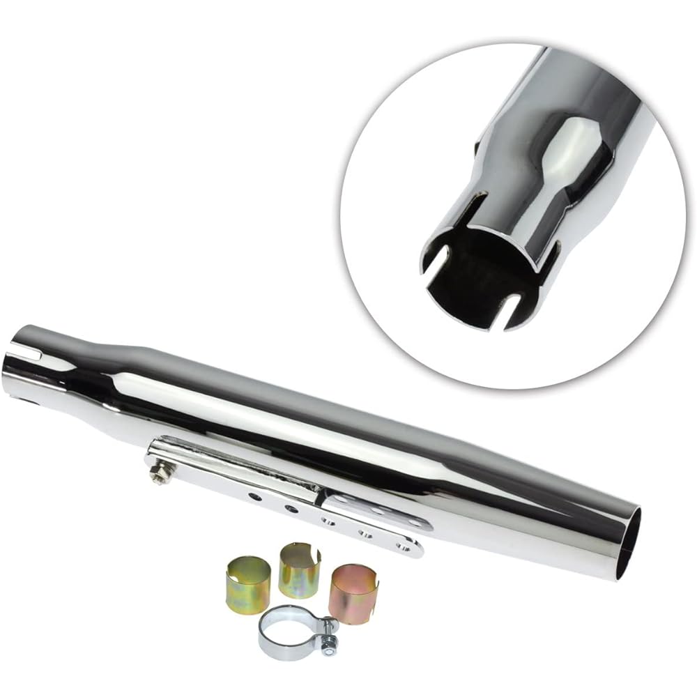 Rebacker Harley Sportster XL883 Touring Softail Fat Boy Exhaust Tube 38 40 43 45mm