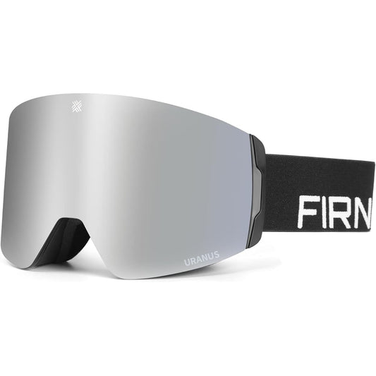 [FIRN] Firn Snow Goggles URANUS Ski Snowboard Goggles Double Lens Asian Fit Quick Lens Replacement Anti-Fog Glasses Can Be Used UV Protection Wide Field of View Helmet Compatible High Contrast All Weather Compatible Japanese Genuine Product