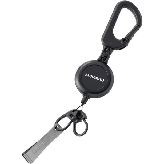 SHIMANO Carabiner Reel CR with Line Cutter UH-213W Black