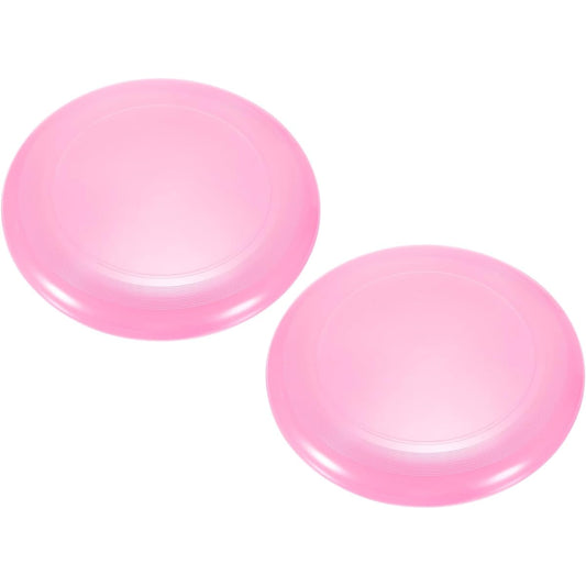 PATIKIL Flying Disc 10.8" 175g Set of 2 Sports Training Disc Backyard Lawn Beach Outdoor Park Pink