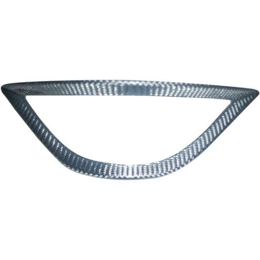 Address V125S headlight garnish (silver carbon) uk-083