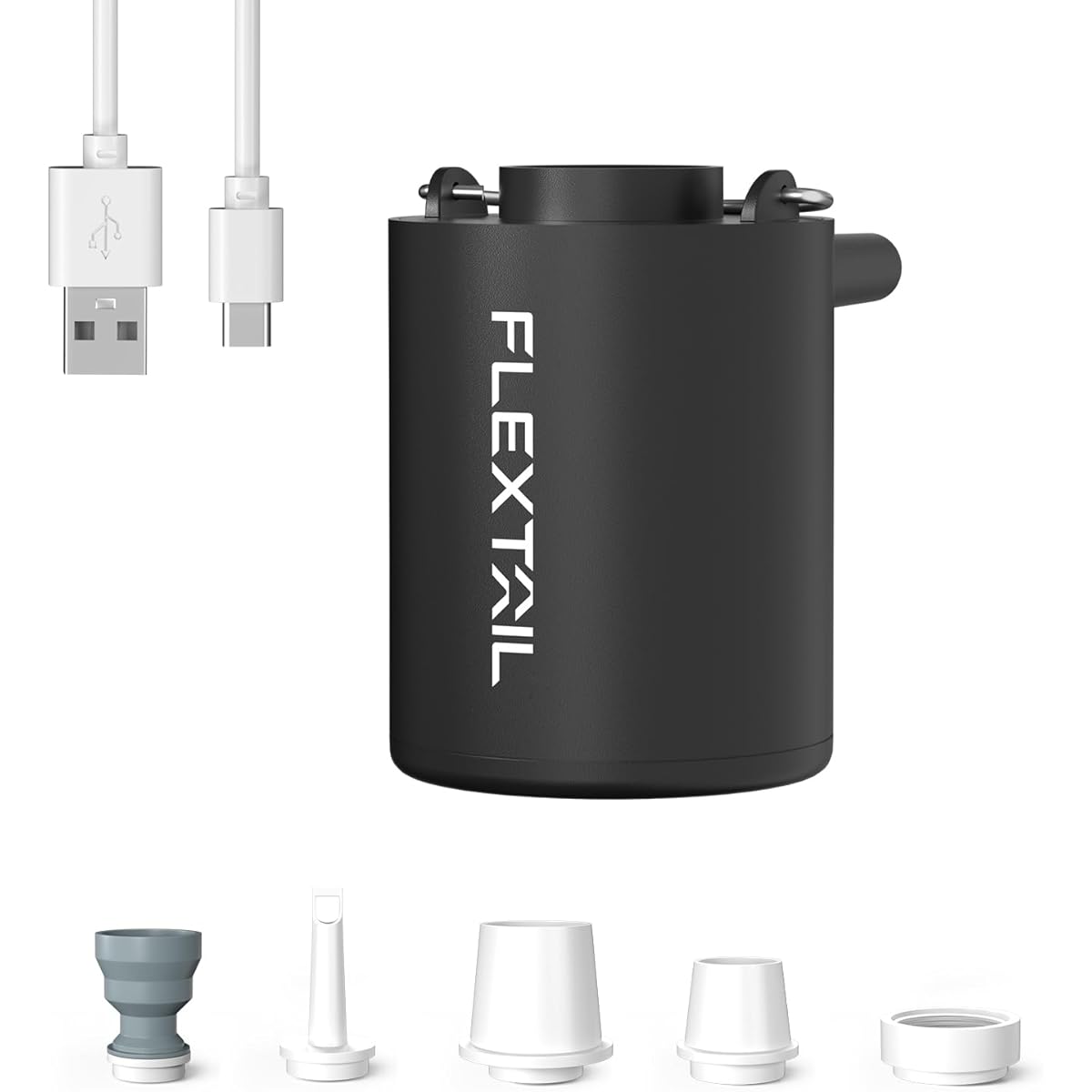 FLEXTAILGEAR TINY PUMP 2023 Portable Air Pump TYPE-C Rechargeable Lightest Pump 3.5Kpa Air Pump/Air Release Electric Pump Pool Buoy Floating Ring Vacuum Bag