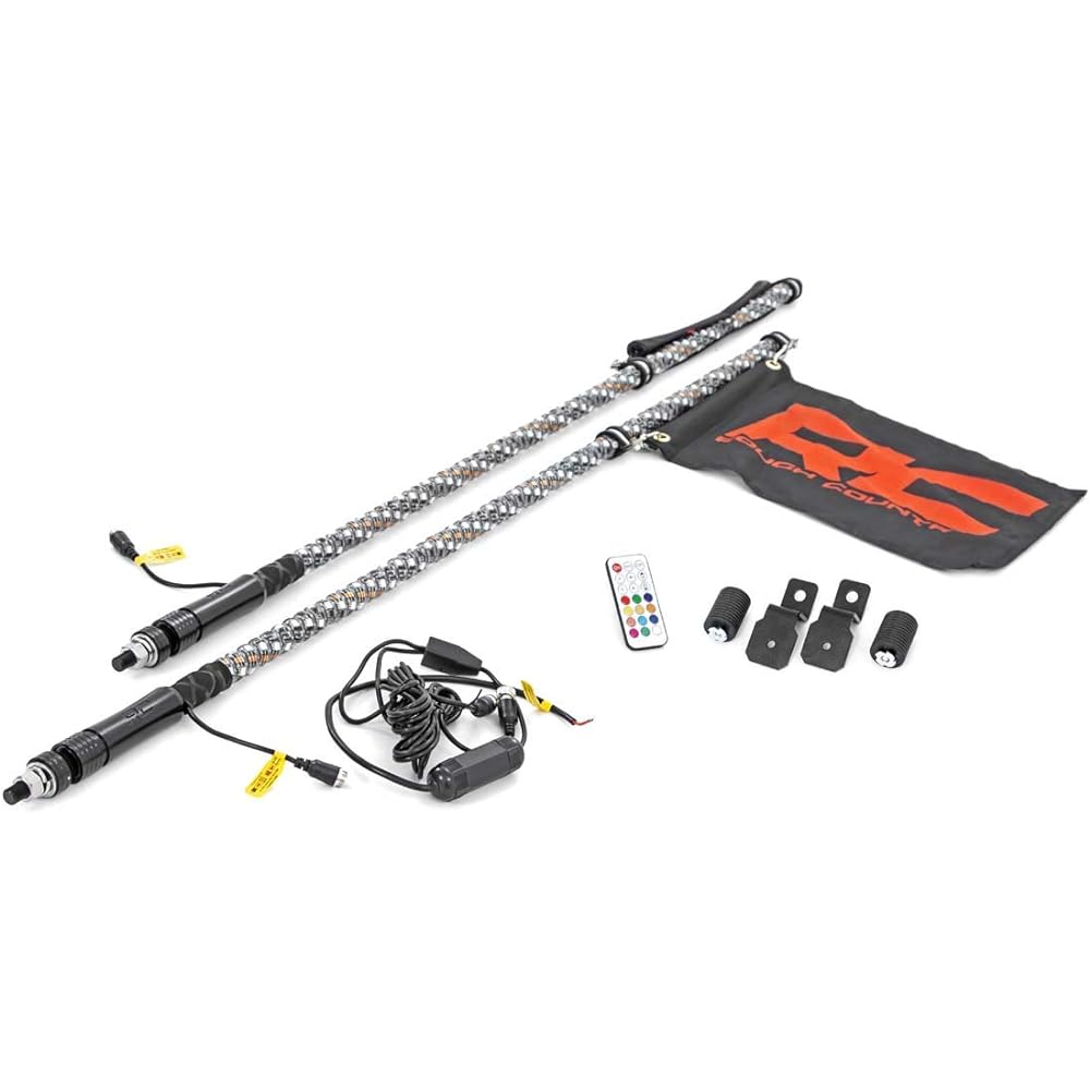 Rough Country LED Whip Light Kit 2017-2022 Polaris General/Ranger-93053