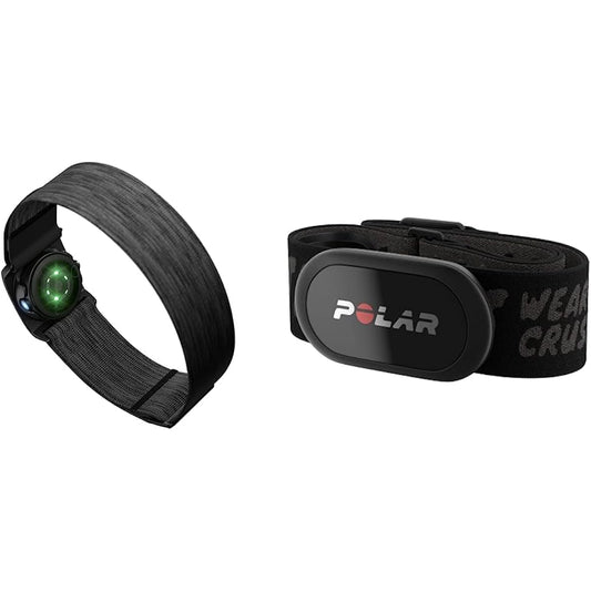 POLAR Polar Verity Sense Optical Heart Rate Sensor Gray Armband Temple Measurement Waterproof Swimming Bluetooth ANT+ Connection Scandinavian [Genuine Japanese Product] 92083450