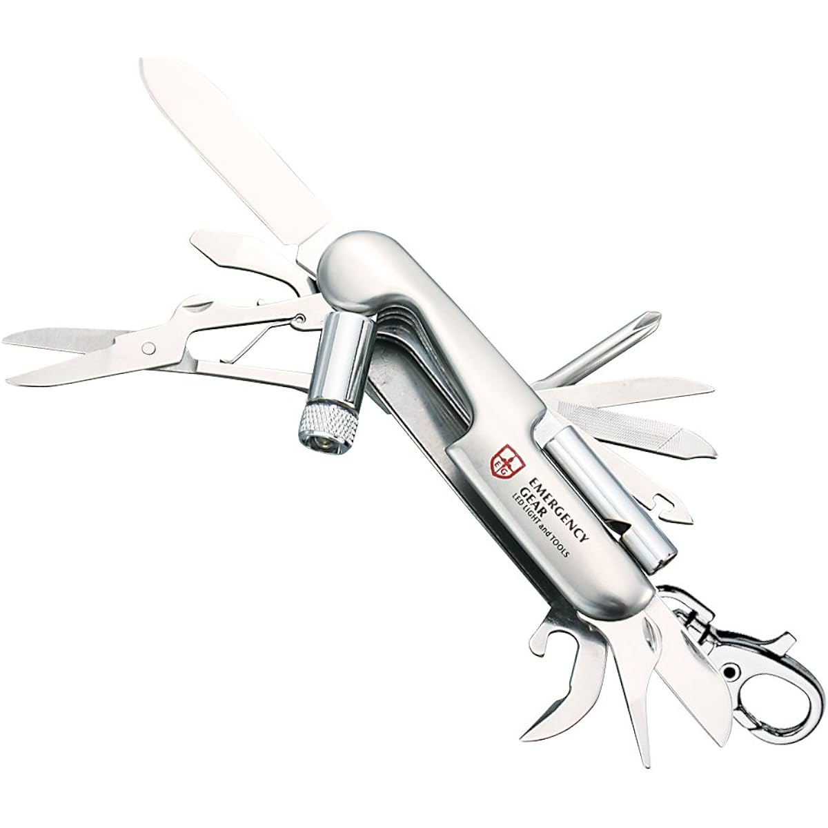 CRISIS Multifunctional tool L with LED & whistle L CS-06