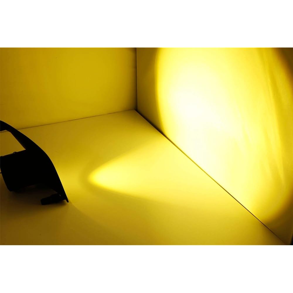 IJDMTOY Gold Yellow Projector Lens LED Foglight 2014-2016 Lexus IS F-Sport (IS200T IS300 IS300 IS350) Supports 2500K 15W High Power LED Emitter