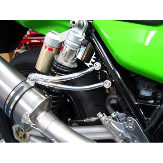 LBP Kawasaki ZRX1100 / ZRX1200 / ZRX1200 DAEG Aluminum Muffler Stay Buff Finish