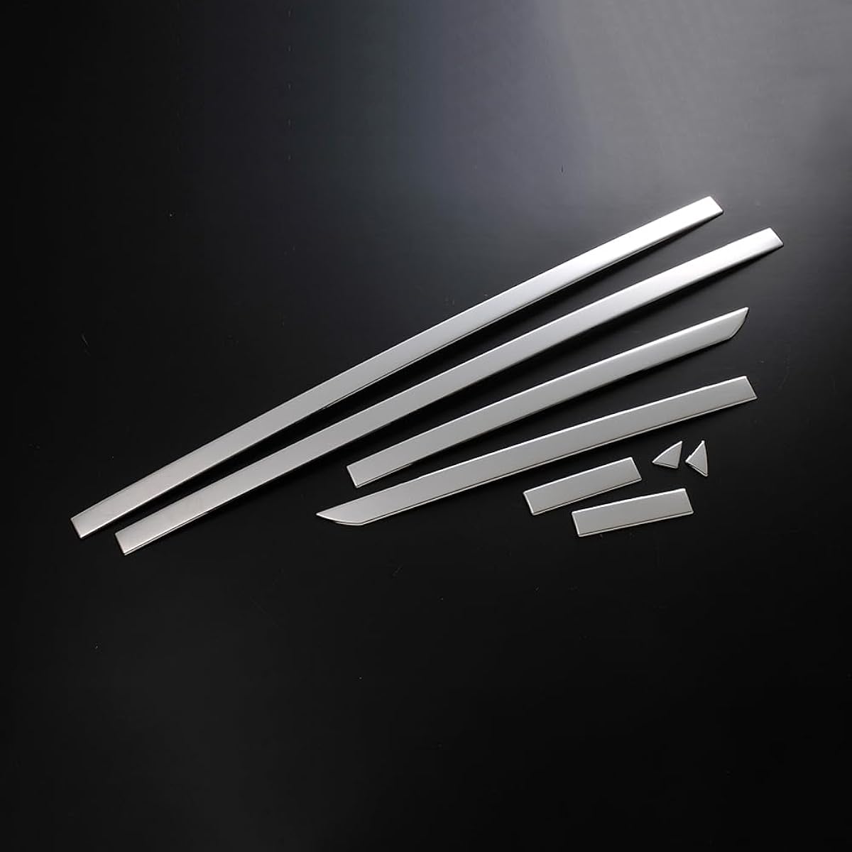 BM EVERYWGN EX250 EVERYWGN DA64W/V Previous / Late Side Door Under Molding Door Trim Side Garnish Side Door Panel Stainless Steel (Mirror Finish) Custom Parts Exterior Aero 8PCS